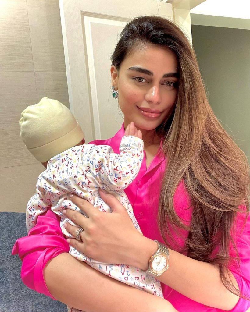 Shahroz Sabzwari And Sadaf Kanwal's Cutest Clicks With Baby Zahra