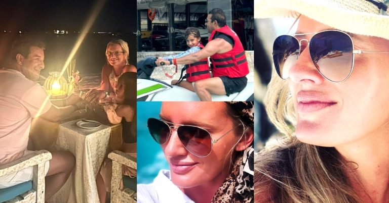 Shaniera Akram & Wasim Akram Exotic New Pictures from Maldives