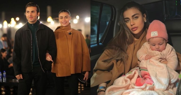 Sadaf Kanwal and Shahroz Sabzwari New Family Pictures