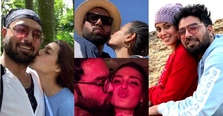 Iqra Aziz Shares Unseen Romantic Pictures With Yasir Hussain