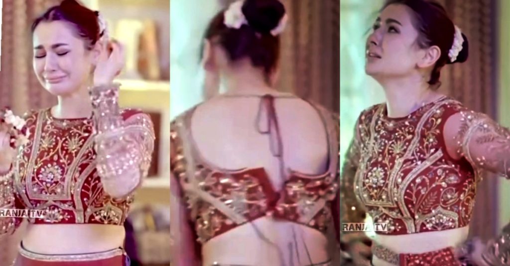 Hania Aamir's Bridal Dress In Mujhe Pyaar Hua Tha Gets Criticism