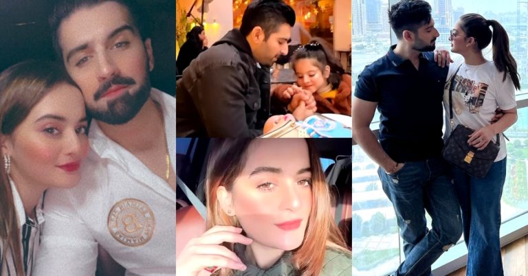 Aiman Khan and Muneeb Butt New Family Pictures