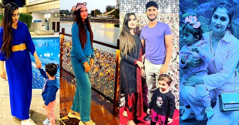 Hassan Ali Wife and Daughter New Pictures from Dubai