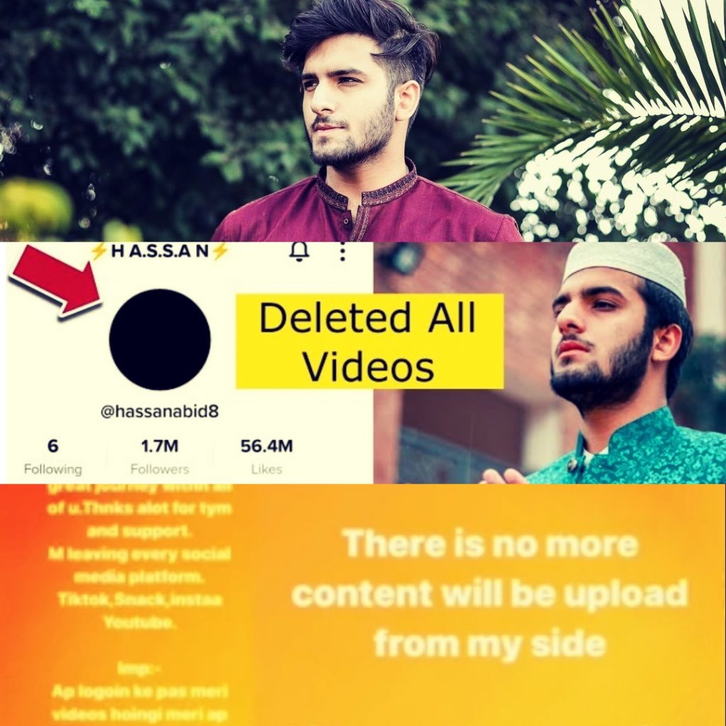 Here's why Hasan Abid deleted his Tiktok account