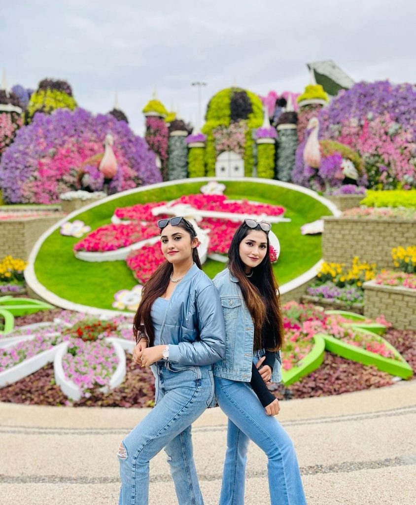 Hassan Ali Wife Samiyah's Pictures with Her Sister From Dubai