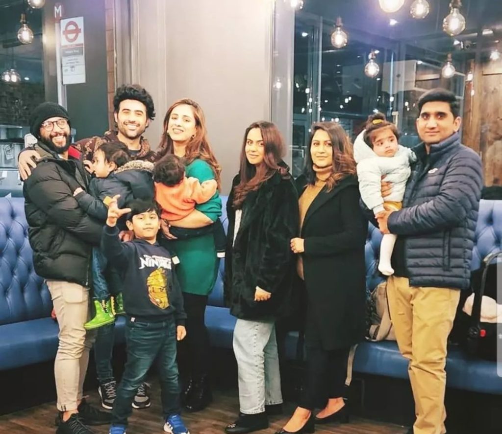 Maham & Faizan New Pictures With Daughter from London