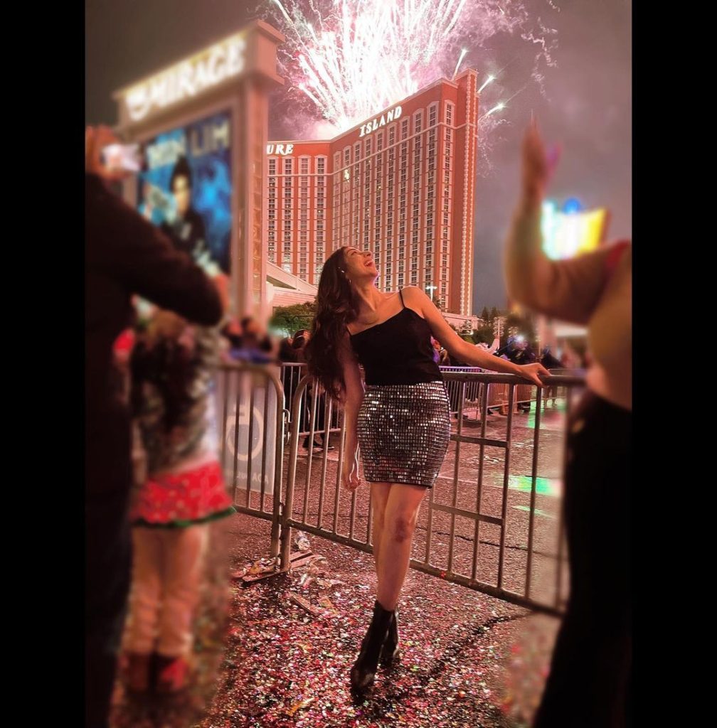 Mariyam Nafees New Year Pictures From Las Vegas with Husband