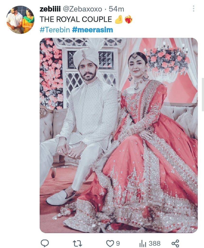 Tere Bin Fans in Love with Meerab & Murtasim's Wedding