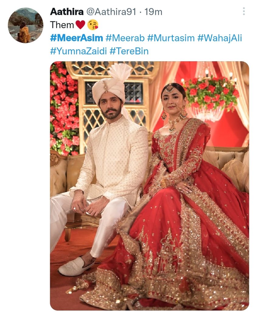 Tere Bin Fans in Love with Meerab & Murtasim's Wedding