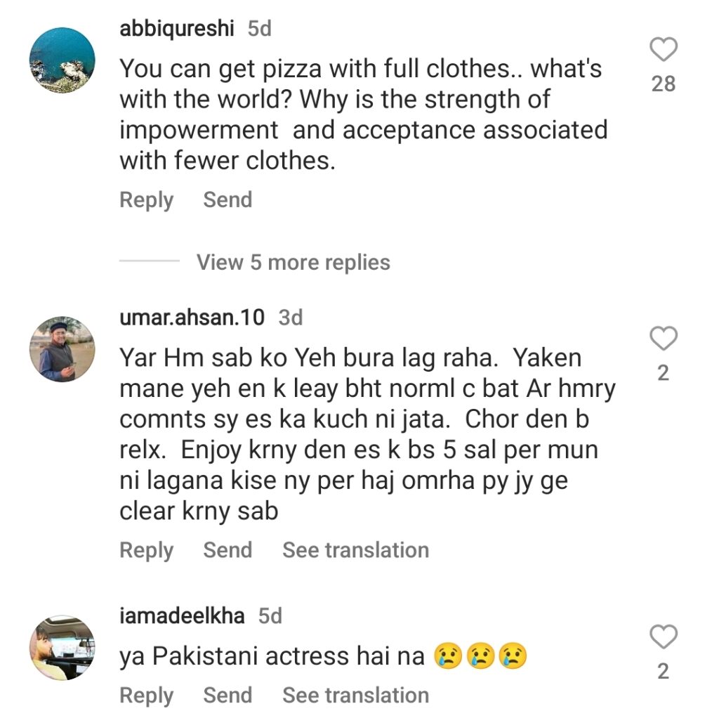 Public Criticism on Mehwish Hayat's Latest Instagram Reel
