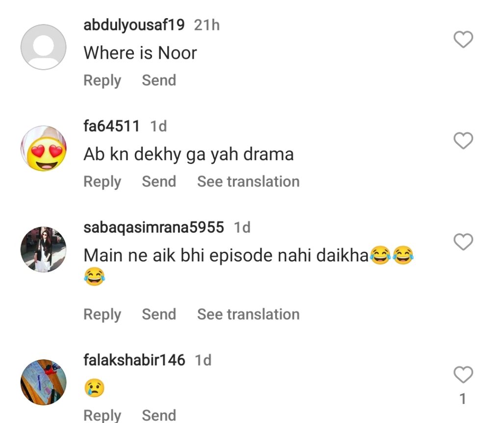 Fans Sad Over The Replacement of Noor Khan in Mere Damad