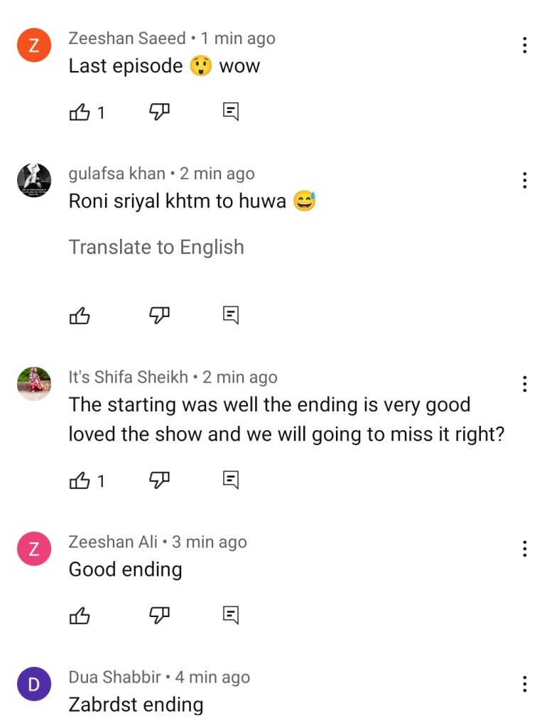 Zindagi Aik Paheli Last Episode Public Reaction