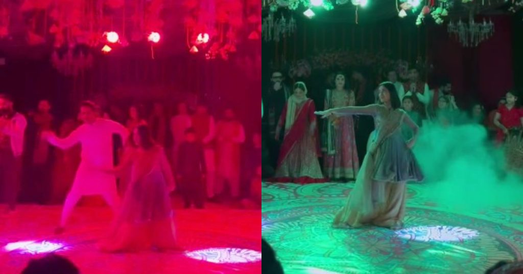 Rabya Kulsoom and husband did a beautiful dance at a wedding