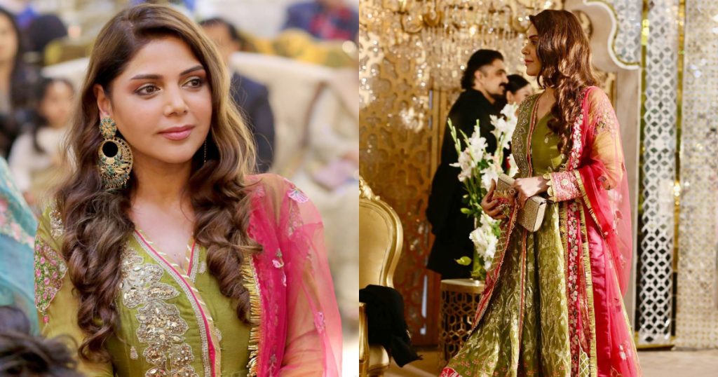 Hadiqa Kiani Is A Vision To Behold At A Wedding