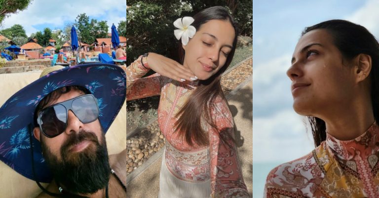 Iqra Aziz And Yasir Hussain Had A Fun Beach Day In Thailand