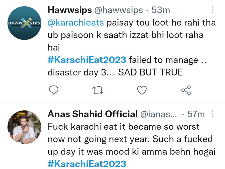 Karachi Eats Turns Out To Be A Disaster