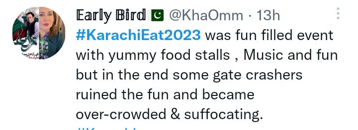 Karachi Eats Turns Out To Be A Disaster