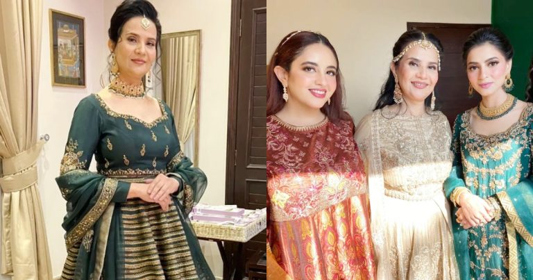 Actress Munazzah Arif Looks Beautiful At Her Son’s Wedding