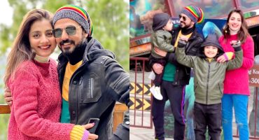 Uroosa And Bilal Qureshi Take Children To Amusement Park In Islamabad