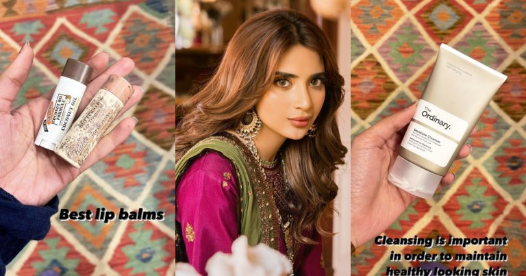 Saboor Aly Shares Her Favourite Skincare Products