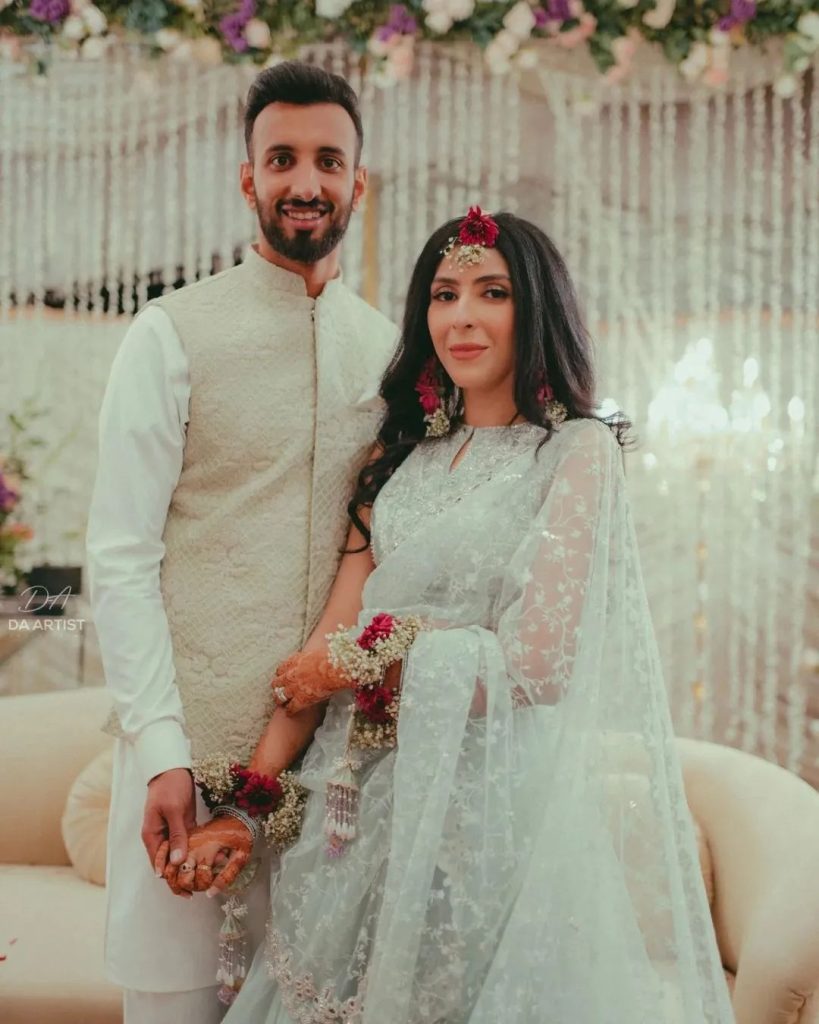 Shan Masood And Nische Beautiful Nikah Pictures