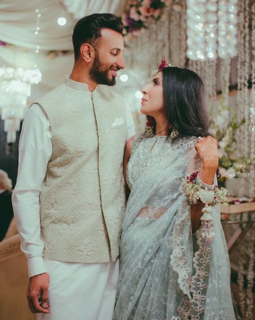 Shan Masood And Nische Beautiful Nikah Pictures