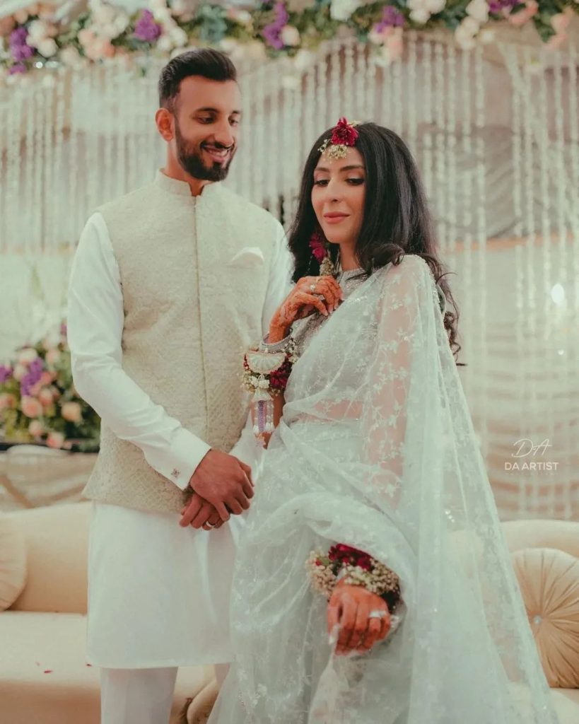 Shan Masood And Nische Beautiful Nikah Pictures