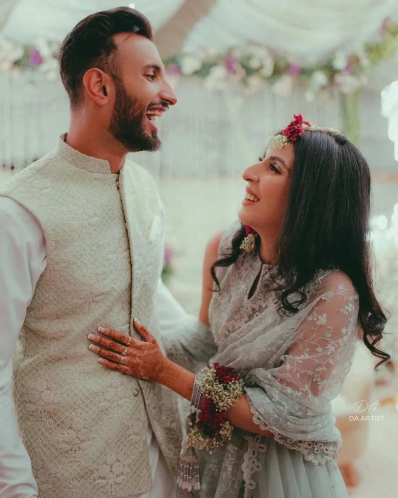 Shan Masood And Nische Beautiful Nikah Pictures