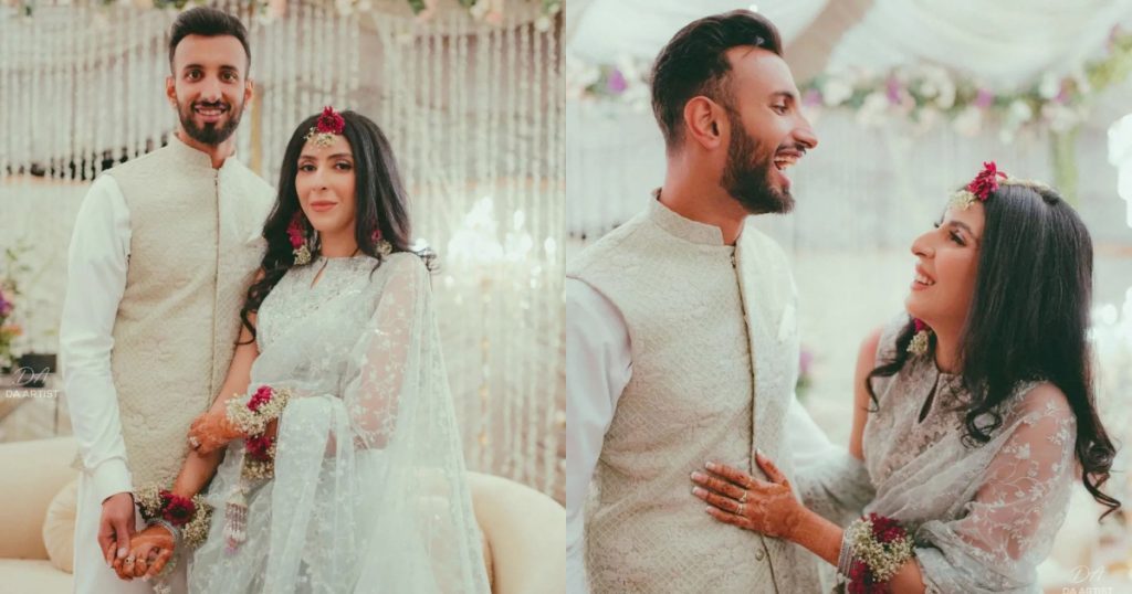 Shan Masood And Nische Beautiful Nikah Pictures