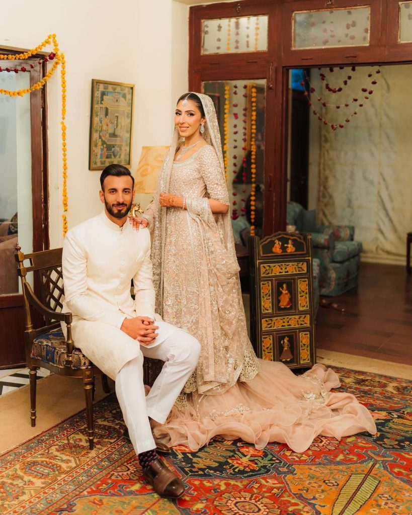 Shan Masood Got Married To Nische Khan In A Beautiful Ceremony