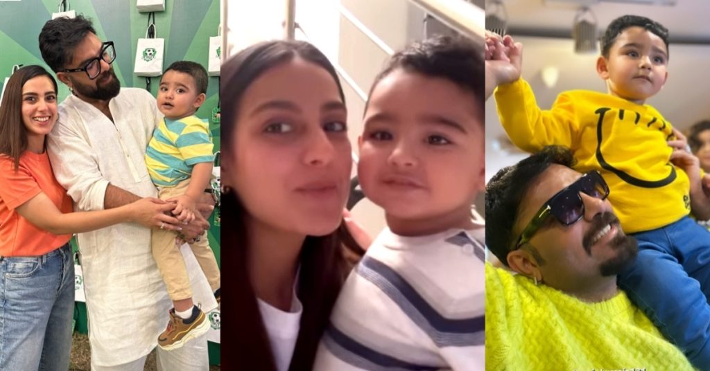 Iqra Aziz Shares Unseen Pictures with Son & Husband