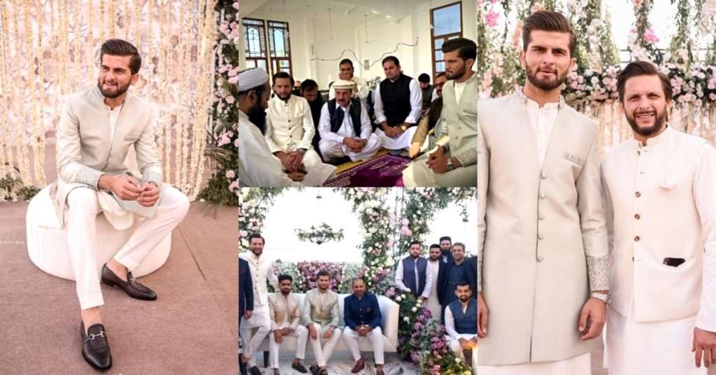 Shaheen Shah Afridi Nikah Video With Shahid Afridi's Daughter Ansha