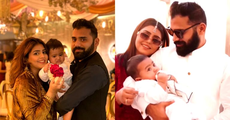 Anumta Qureshi New Gorgeous Pictures With Son & Husband