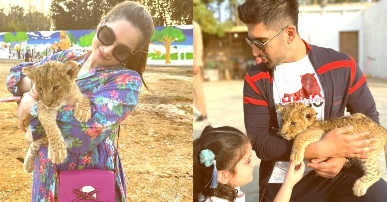 Aiman Khan & Muneeb Butt at Simba’s Kingdom With Amal