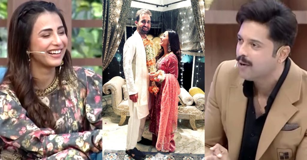 Fahad Mustafa Reveals Ushna Shah Wedding Date