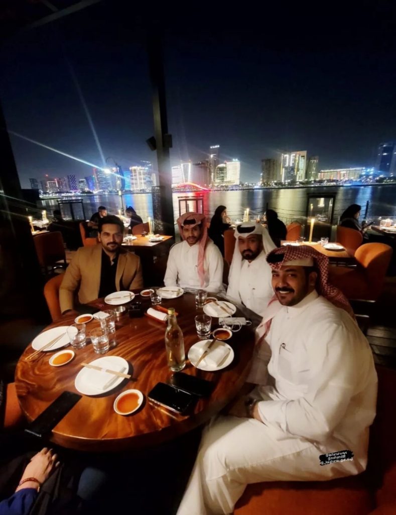 Humayun Saeed New Pictures With Family from Doha Qatar