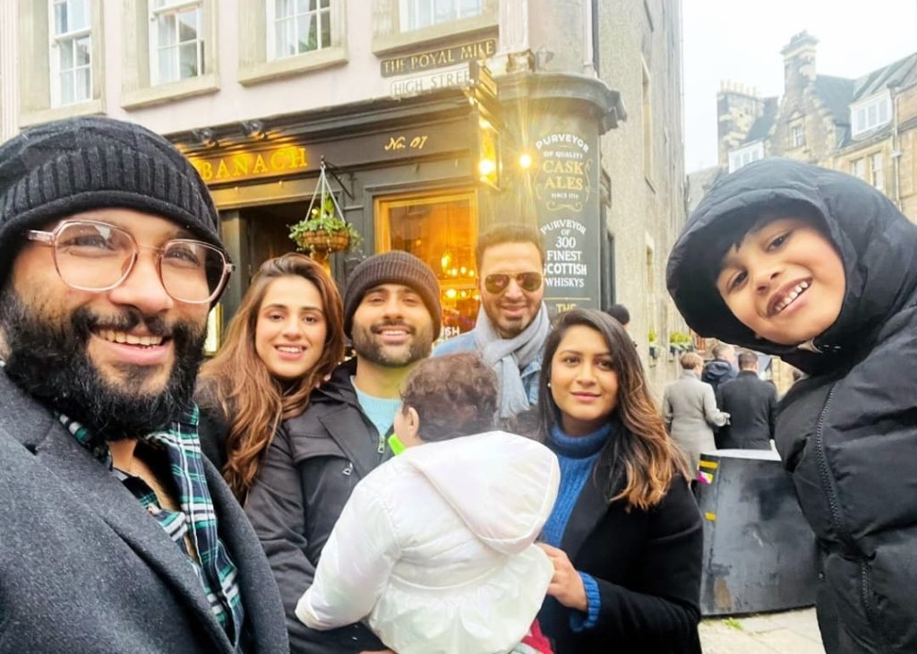 Maham Aamir and Faizan Sheikh New Unseen Pictures from Scotland
