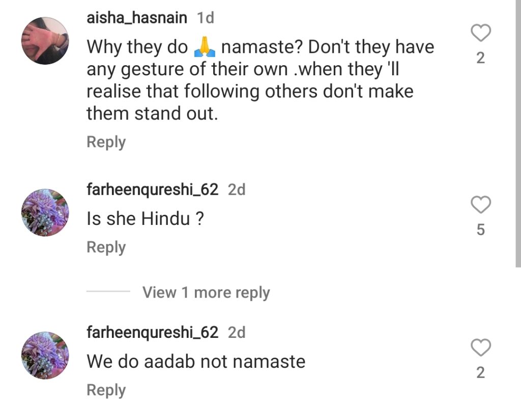 Sajal Aly’s Namaste Action Makes People Question Her