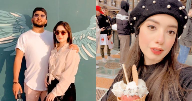 Arisha Razi Khan With Husband Vacationing In Milan