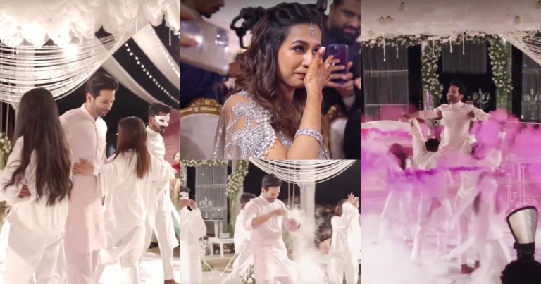 Arslan Khan’s Filmy Dance Performance For Wife Hira Khan