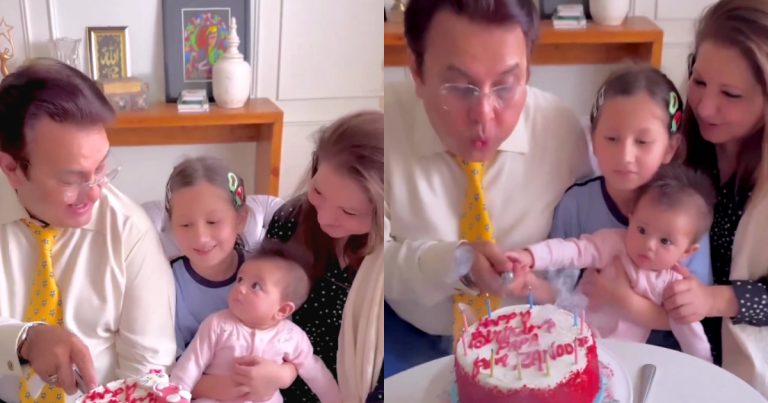 Behroze Sabzwari Beautiful Birthday Video With Grand Daughters