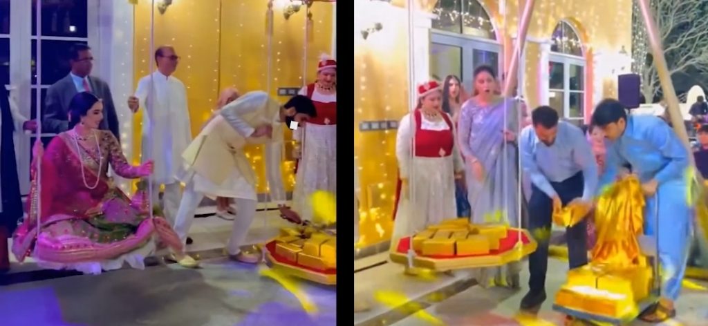 Pakistani Bride Weighed In 70 Kg Gold - Video Goes Viral