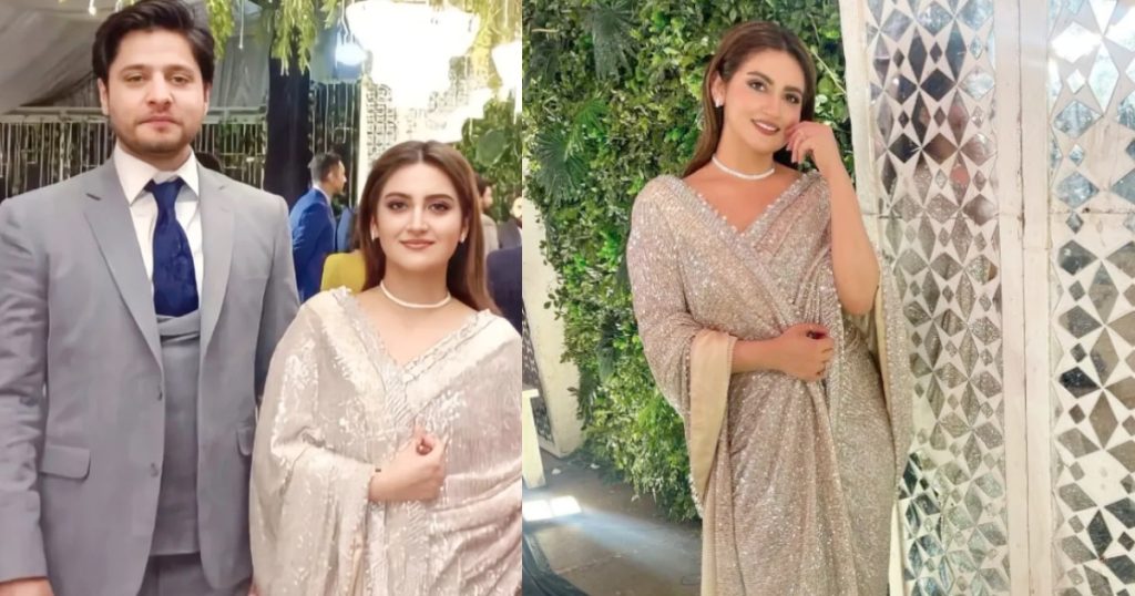 Hiba Bukhari And Arez Ahmed Look Like A Vision At A Wedding