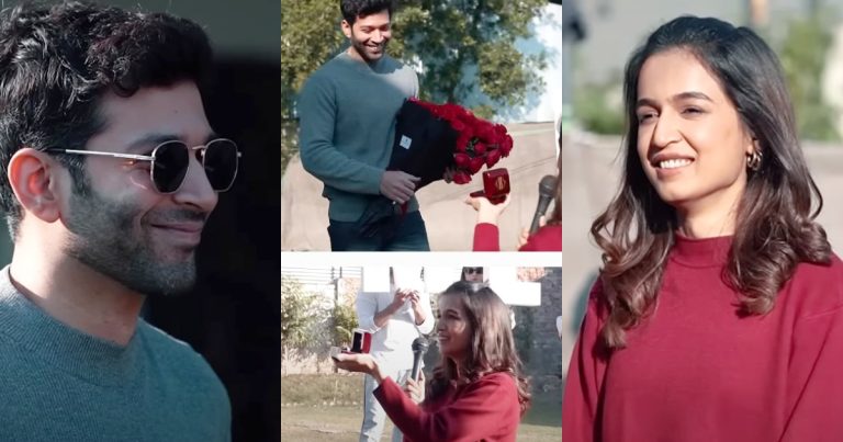 Hira Khan Proposes Arslan Khan In A Very Filmy Style