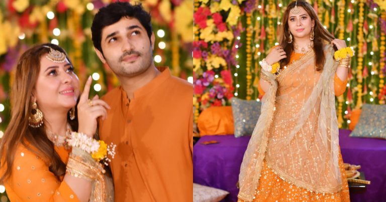 Rabia Anum Obaid With Husband At Brother In Law’s Mayoun