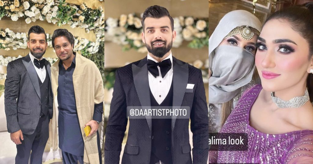 Shadab Khan Looks Dapper At His Walima- Pictures