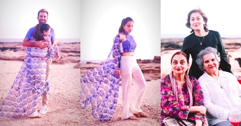 Ushna Shah’s Pre-Wedding Beach Party With Family And Friends
