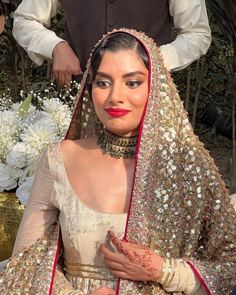 Model Zara Peerzada Nikkah Pictures