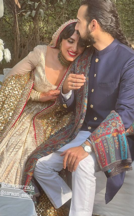 Model Zara Peerzada Nikkah Pictures