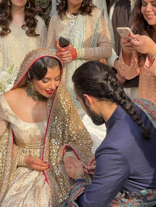 Model Zara Peerzada Nikkah Pictures